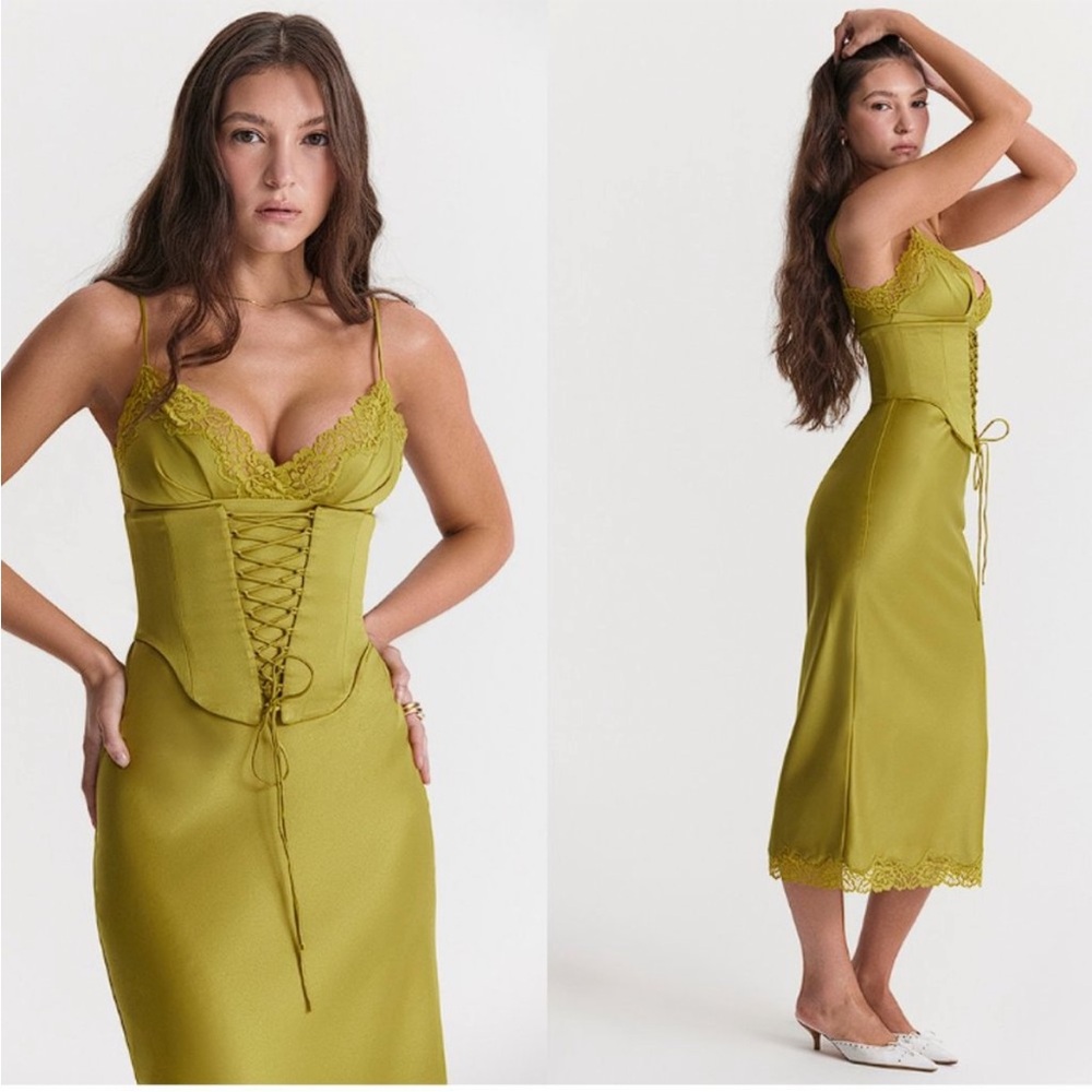House of CB Salma Satin Slip Dress - Picture 3 of 16